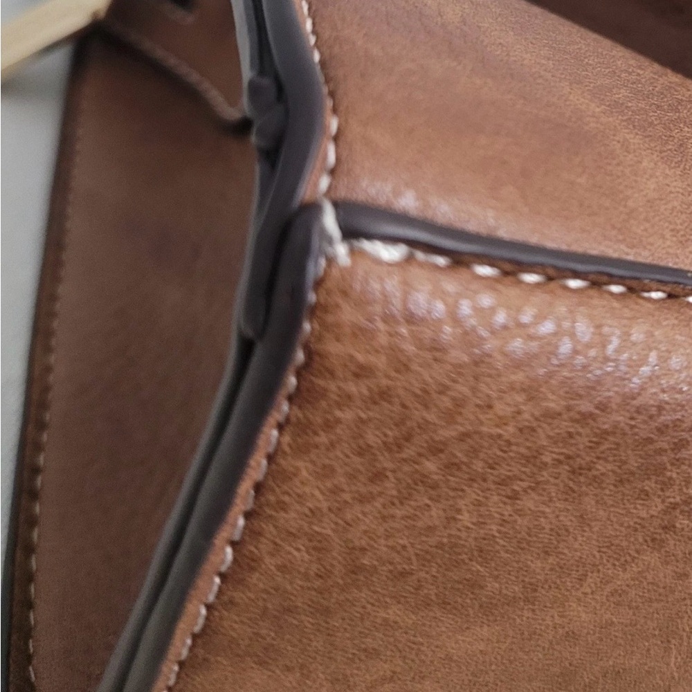 Darcy Marks London Satchel Crossbody Bag Brown Vegan Leather - Picture 12 of 16